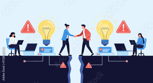Bridging the gap to foster collaboration and innovative idea exchange.