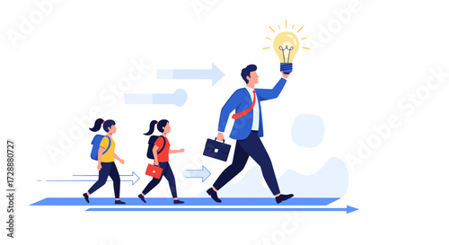 Mentorship fosters growth and innovation from childhood through adulthood.