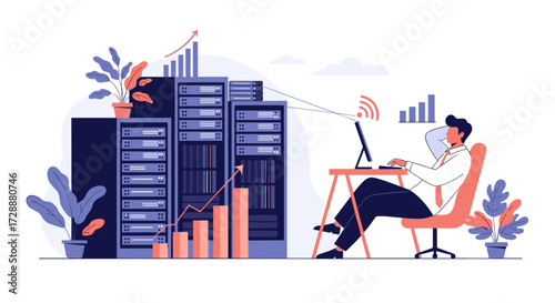 Business technology and data analytics for improved business insights and growth.