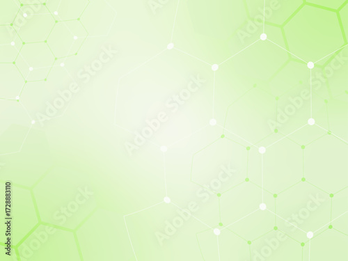 サイエンス・医療イメージの緑色背景