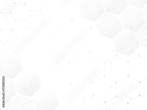 サイエンス・医療イメージの白黒背景