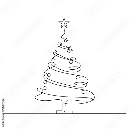 Classic decorated Christmas tree warm festive lights holiday interior scene for seasonal banner