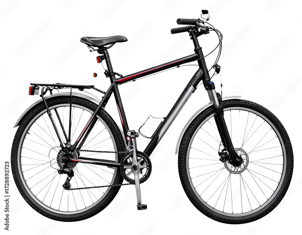 Obraz premium bicycle isolated on white background