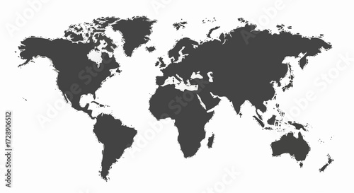 world map vector illustration