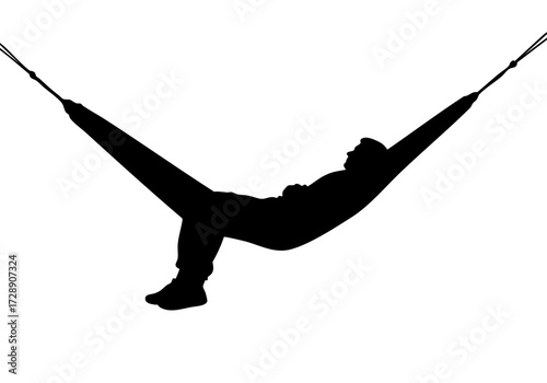 Relaxing in a hammock under the sun, enjoying peaceful moment