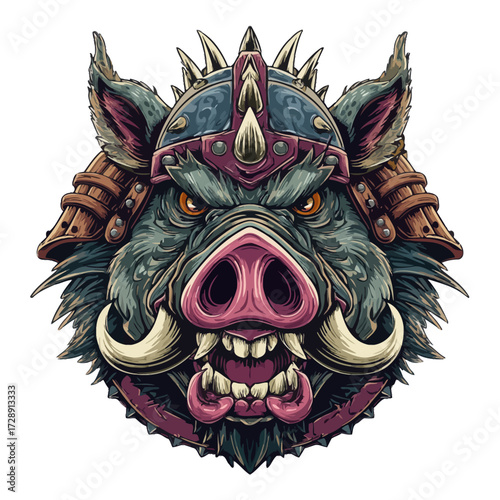 Warrior Boar Head