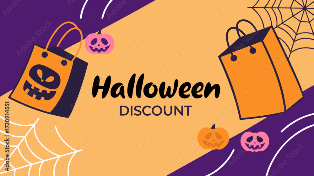 Naklejka premium vector illustration of shopping bag