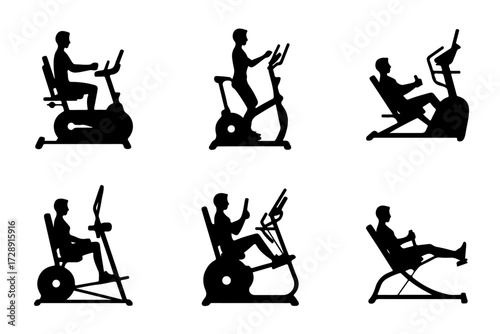 "Power in Motion: Weightlifting Silhouettes"