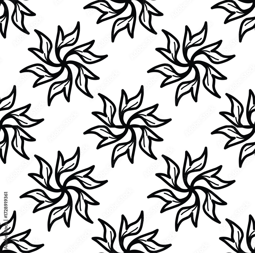 Naklejka premium seamless floral pattern