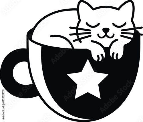 Cat Drinking Coffee eps, Cute Cat eps, Cute Cat eps, Cat Lover eps, Cricut Cat eps Black And White Print, Commercial Use
Coffee cat eps Cats eps Love coffee eps Cat clipart Funny cat cut file Cat love
