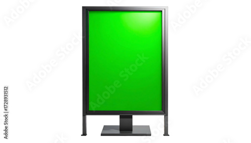 Green Screen Display Stand for Advertising and Presentations.