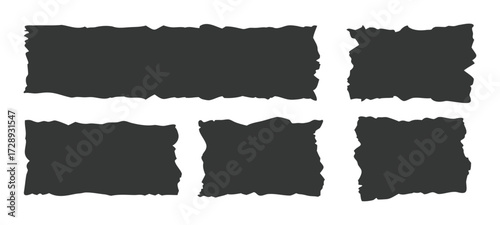 Torn Paper Strips – Rough Edge Ripped Paper Design