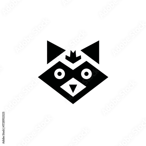 Stylized animal face