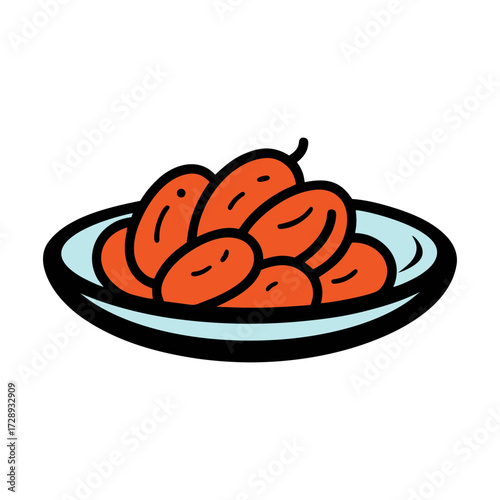 korma food vector illustration