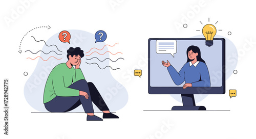 Online counseling services offer vital support for mental well-being and emotional health.