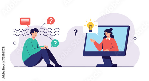 Online learning offers a solution for students struggling with complex concepts and seeking expert guidance to overcome learning challenges.