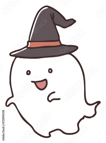 ハロウィンのお化け_カラー