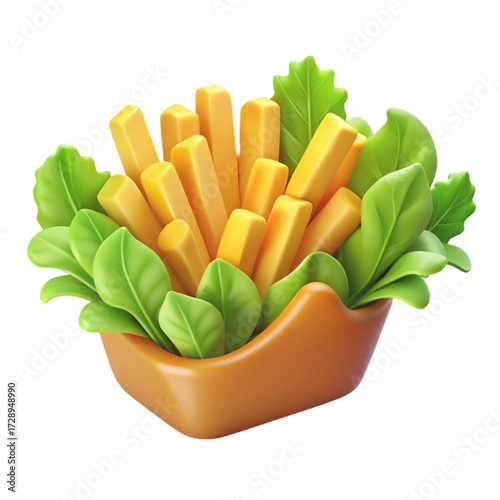 fresh carrots in a green bowl