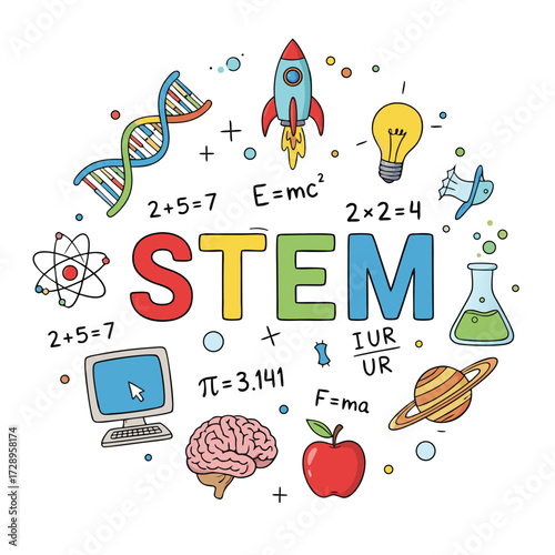 STEM Education Illustration