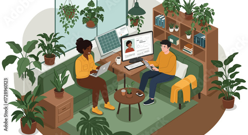 Propelling Tech Innovation: Diverse Female Engineer Leading Digital Transformation