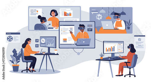 Agile Business Transformation: Dynamic Strategy & Innovation Concept