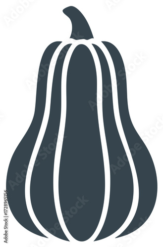 Butternut Squash Graphic Illustration Food Ingredient Fall Harvest Autumn Crop