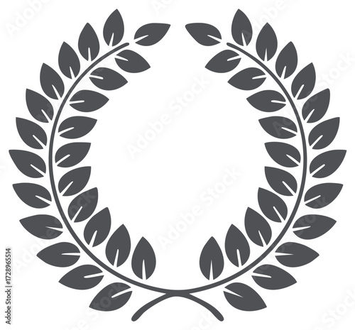 Laurel Wreath Symbolizing Victory Achievement Triumph Reward Honor Award Success