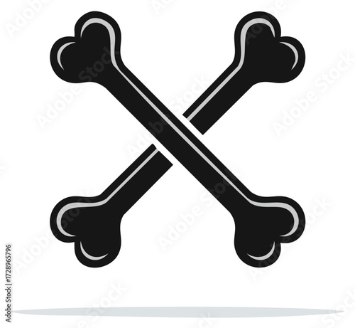 Crossbones Symbol Graphic