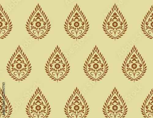 unique floral paisley pattern