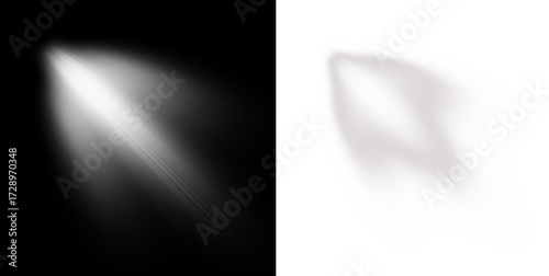 Dramatic light effects for stage design and digital art projects with abstract lens flare and luminous glow, perfect for enhancing visual impact