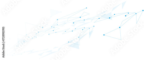 Abstract white, blue digital technology futuristic communication high tech concept background. global network technology concept.