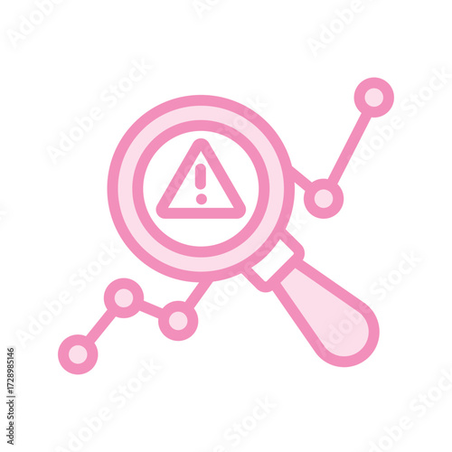 Anomaly Detection duotone line icon , vector, pixel perfect, illustrator file 

