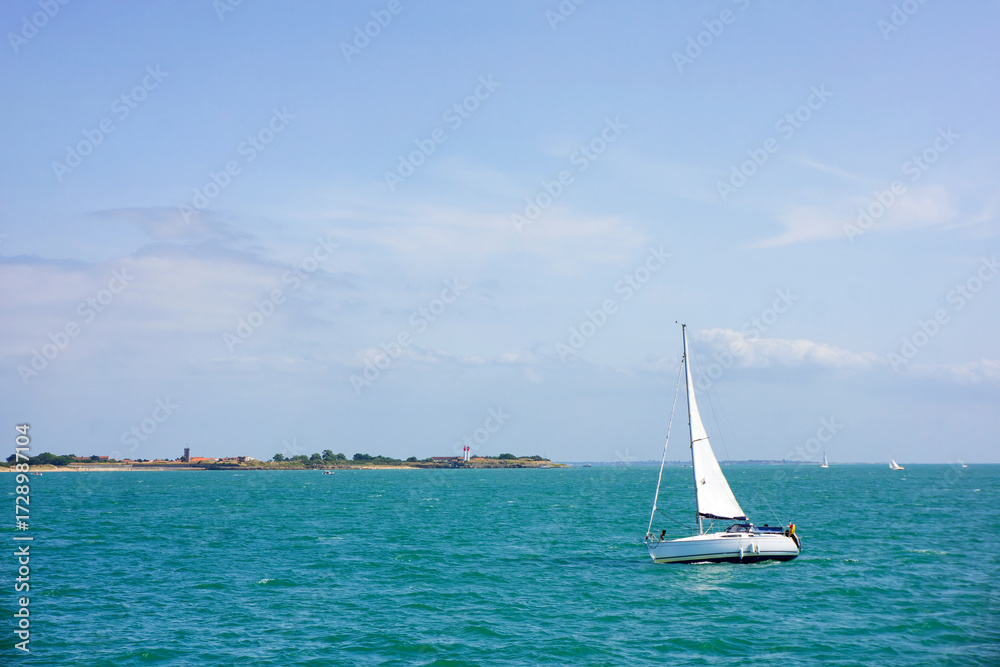 Fototapeta premium Aix island in Charente Maritime coast