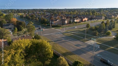 aerial view of a city - Pickering, Ontario, Canada