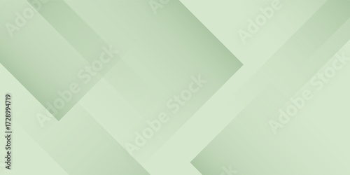 Bright papercut abstract background with gradient green square pattern combination soft color on background.