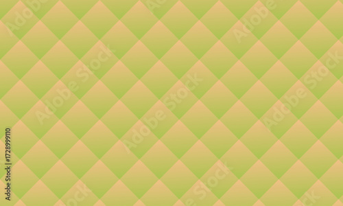 Subtle geometric pattern of interlocking diamond shapes in soft gradient tones of green and yellow