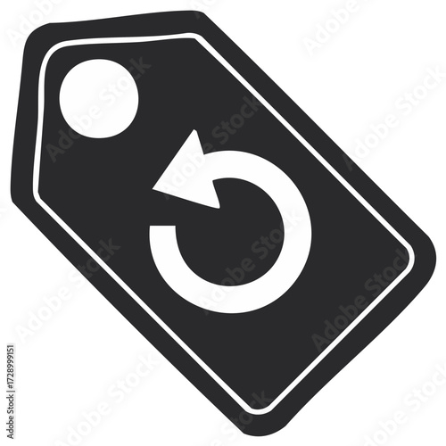 Refreshing Price Tag Icon Representing Sales Offers and Merchandise Discounts