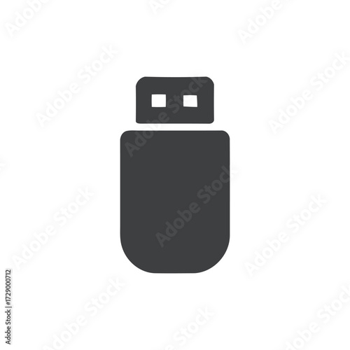 usb flash drive vector icon
