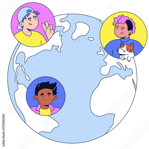 People from all over the world