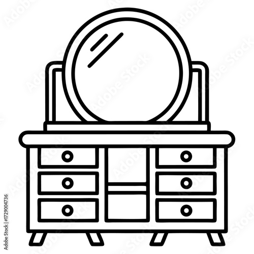 vector illustration of furniture
