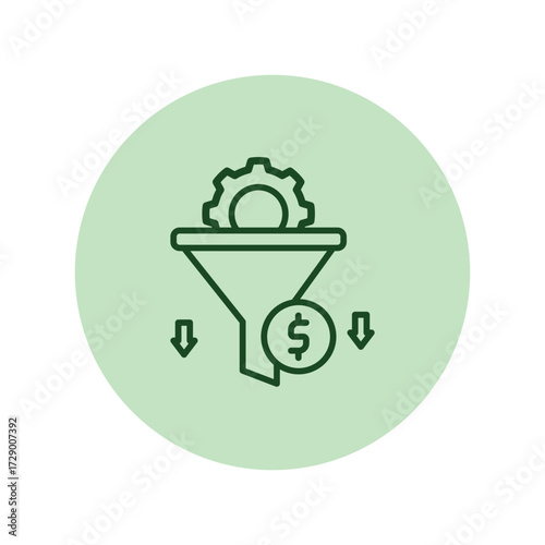 Conversion Rate pentaglow , vector, pixel perfect, illustrator file 

