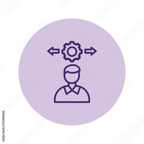 Decision Analytics pentaglow , vector, pixel perfect, illustrator file 
