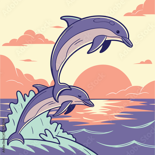 dolphin jumping out of water