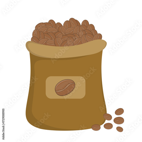 Coffee Beans in a Sack