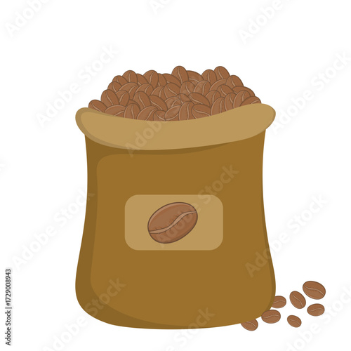 Coffee Beans in a Sack