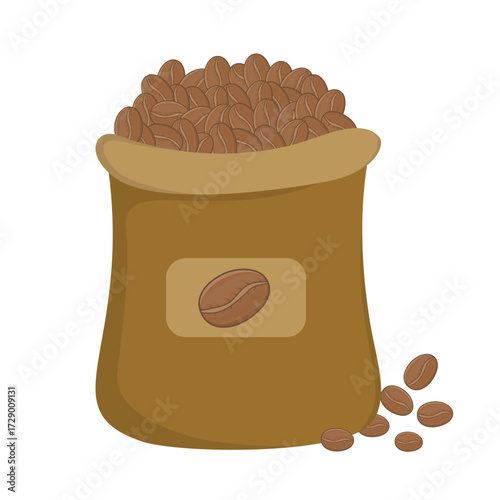 Coffee Beans in a Sack