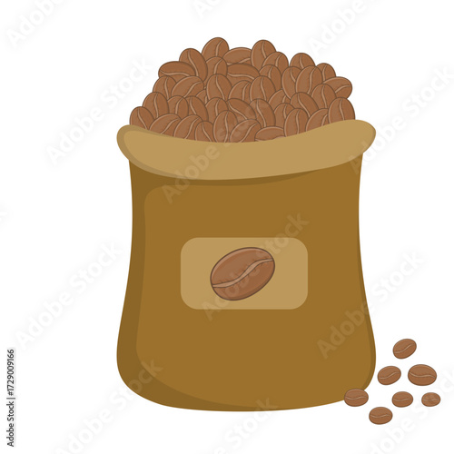 Coffee Beans in a Sack