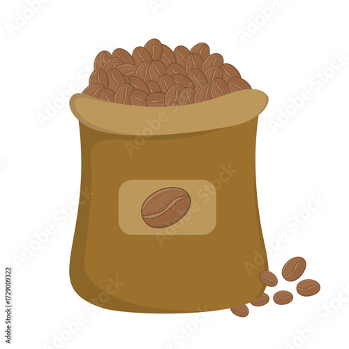 Coffee Beans in a Sack