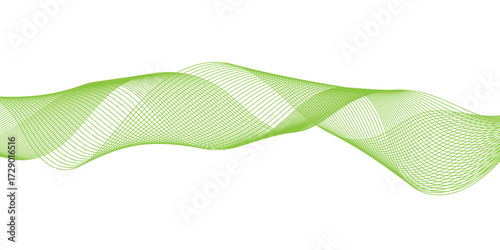 abstract green wave line background, abstract green graphic polygon texture with copy space for your design,  abstract background made form colorful lines, abstract green curve isolated.