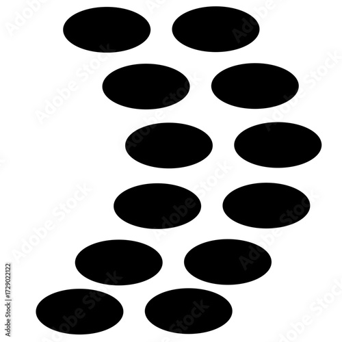 Stepping Stone Silhouette